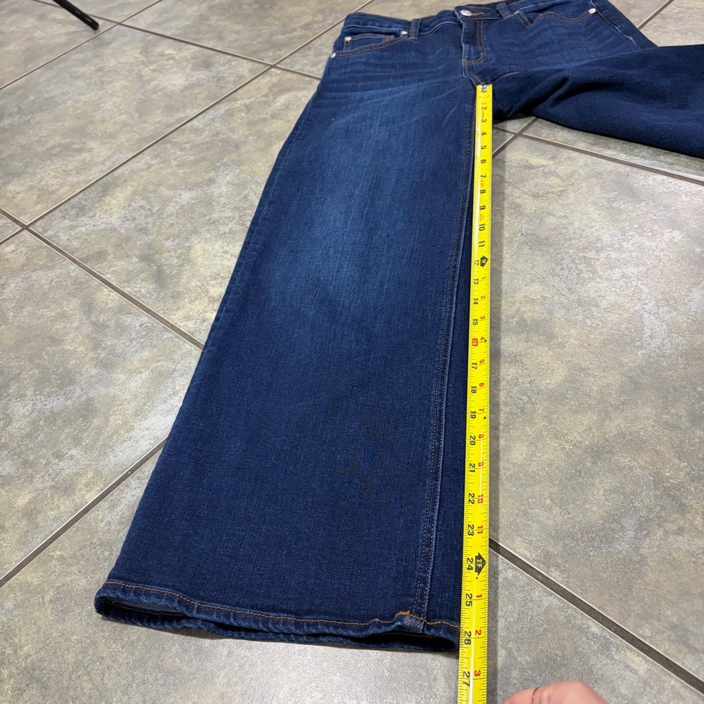 Quince Women Wide-Leg Jeans in Dark Blue Sz 29 Casual Classic Preppy - Picture 9 of 12